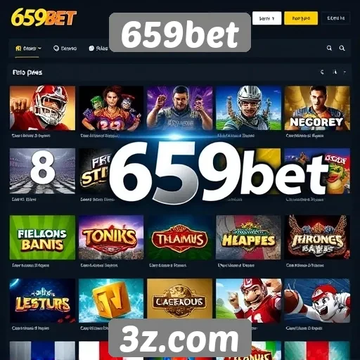 Diversidade de jogos oferecidos na plataforma 659bet