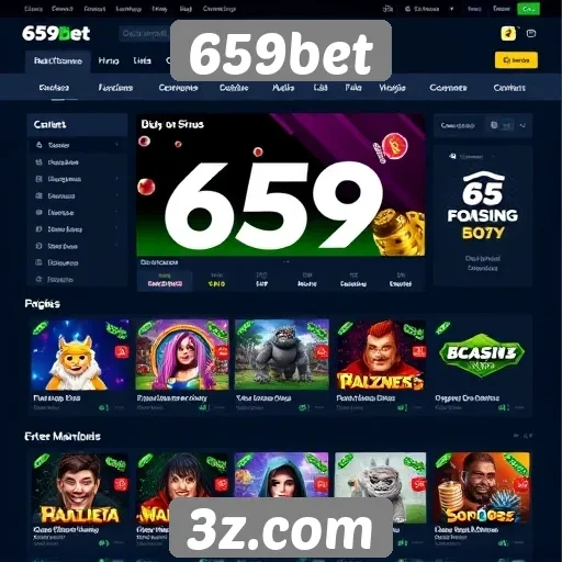 Facilidade de uso da interface do site 659bet